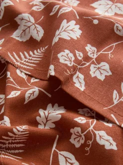 Pack de 2 servilletas de tela con estampado botánico