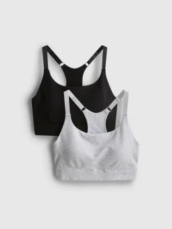Pack de 2 sujetadores deportivos sin costuras