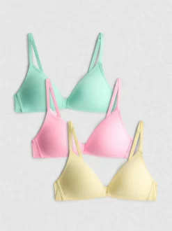 Pack de 3 sujetadores sin aros
