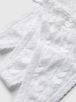 Pack de 3 tangas bandeau nupciales de encaje