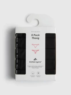 Pack de 5 tangas de algodón Love To Lounge