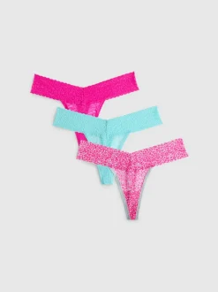 Pack de 3 tangas de encaje