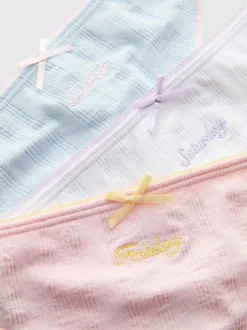 Pack de 3 tangas de pointelle surtidos