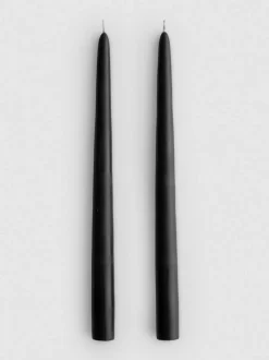 Pack de 2 velas de candelabro cónicas