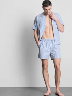 Pantalón corto de pijama a rayas