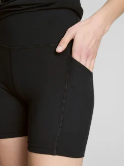 Pantalón corto de yoga de talle alto y sujeción suave