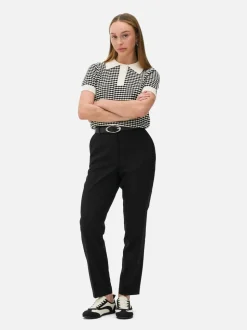 Pantalón de vestir de talle alto