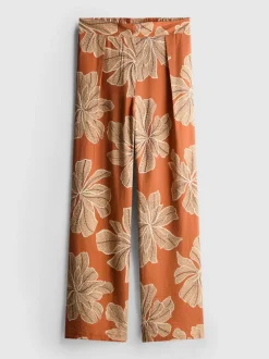 Pantalón palazzo estampado