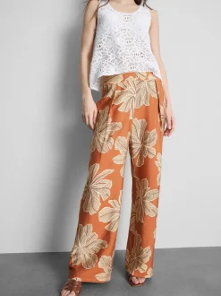 Pantalón palazzo estampado