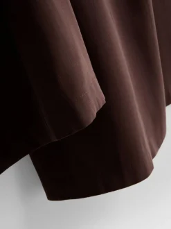 Pantalones anchos tipo culotte de talle medio