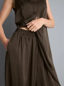Pantalones bombachos de satén