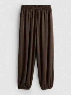 Pantalones bombachos de satén