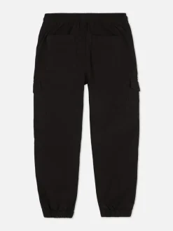 Pantalones cargo con cordón de ajuste