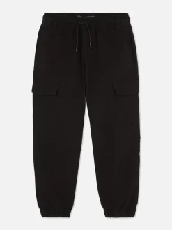 Pantalones cargo con cordón de ajuste
