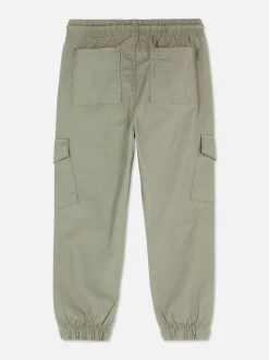 Pantalones cargo con cordón de ajuste