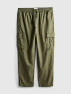 Pantalones cargo con cordón de ajuste