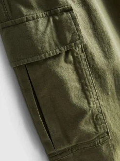 Pantalones cargo con cordón de ajuste
