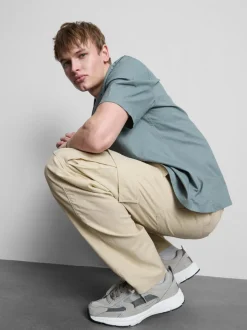 Pantalones cargo con cordón de ajuste