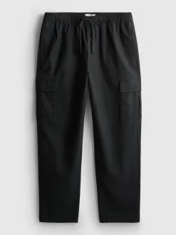 Pantalones cargo con cordón de ajuste