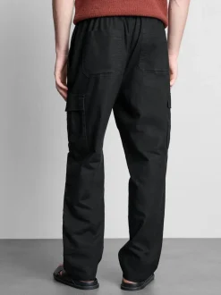 Pantalones cargo con cordón de ajuste