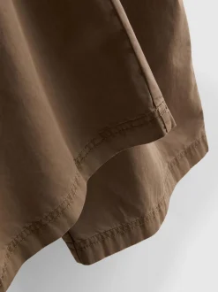 Pantalones cargo de algodón de pernera ancha