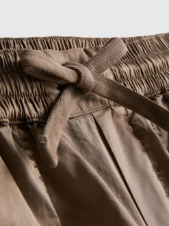 Pantalones cargo de algodón de pernera ancha