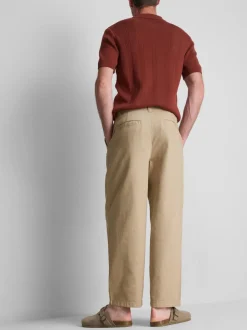 Pantalones chinos de talle medio