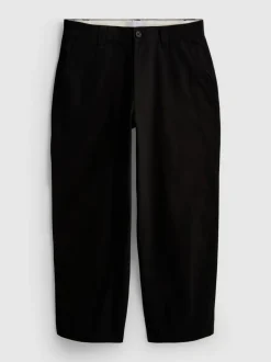 Pantalones chinos holgados de tiro medio