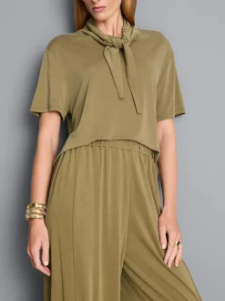 Pantalones cocoon de punto