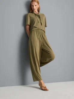 Pantalones cocoon de punto