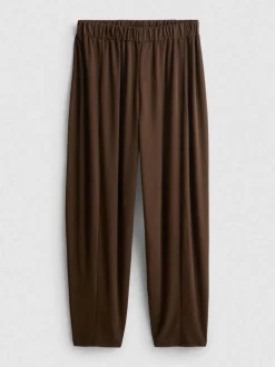 Pantalones cocoon de punto