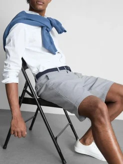 Pantalones cortos chinos con cinturón