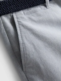 Pantalones cortos chinos con cinturón