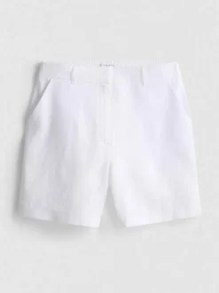 Pantalones cortos clásicos de lino de The Edit