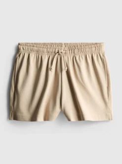 Pantalones cortos de algodón con cordón de ajuste