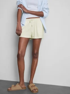 Pantalones cortos de algodón con cordón de ajuste