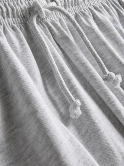 Pantalones cortos de algodón con cordón de ajuste
