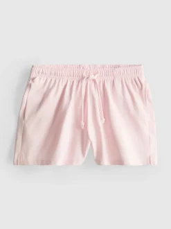 Pantalones cortos de algodón con cordón de ajuste