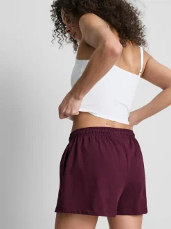 Pantalones cortos de algodón con cordón de ajuste