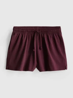 Pantalones cortos de algodón con cordón de ajuste
