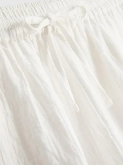 Pantalones cortos de muselina de algodón