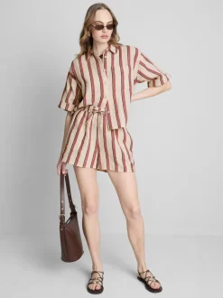 Pantalones cortos de muselina de algodón