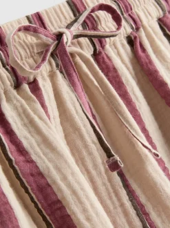 Pantalones cortos de muselina de algodón