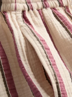 Pantalones cortos de muselina de algodón