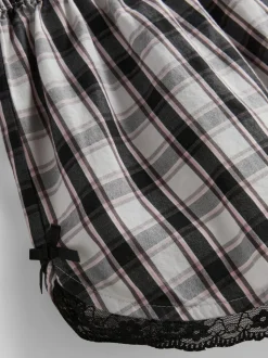 Pantalones cortos de pijama a cuadros Love To Lounge