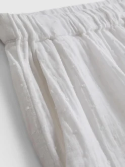 Pantalones cortos de pijama de algodón de plumeti