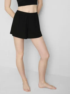 Pantalones cortos de pijama de pointelle