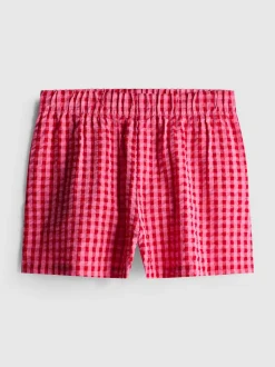 Pantalones cortos de pijama de algodón tejido