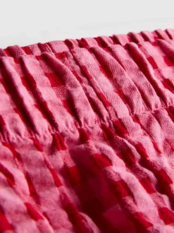Pantalones cortos de pijama de algodón tejido
