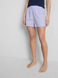 Pantalones cortos de pijama de algodón con estampado